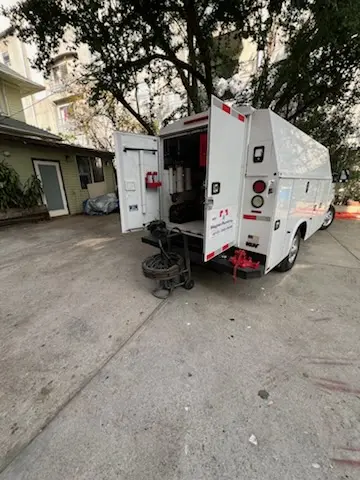 Magnet Plumbing service vehicle on-site for Sewer Line Repair in Catalina Isle Estates