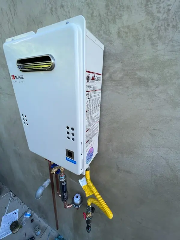 Tankless water heater installation for Catalina Isle Estates homes